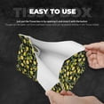 thumbnail image 5 of Lsque Lemon Fruits Flowers Leaves Printed Long Tissue Box Cover Holder, Facial Paper Organizer Dispenser,Triangle with Bottom Belt, PVC Leather Decorative Organizer, 5 of 9