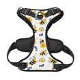 thumbnail image 5 of Lsque Bees And Rainbows Dog Harness, No-Pull Pet Harness with 2 Leash Clips, Adjustable Soft Padded Dog Vest with Easy Control Handle for Large Dogs-X-Large, 5 of 9