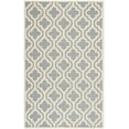 thumbnail image 2 of SAFAVIEH Cambridge Kirsten Geometric Wool Area Rug, Silver/Ivory, 5' x 8', 2 of 7