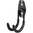 thumbnail image 1 of Gancho de garaje 2 piezas Gancho garaje Gancho de pared para bicicleta Ganchos de pared Estante de herramientas para bicicleta, con tornillos, para garaje, escaleras (negro, 11,3 x 6,8 x 3,5 cm), 1 of 2