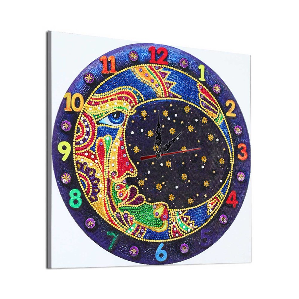 moobody DIY 5D Diamond Painting Clock with Watch Movement Kit Special