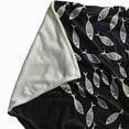 thumbnail image 2 of Simply Daisy Escuela Fleece Throw Blanket, Shark Blue, Oversized Throw, 2 of 4