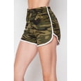 thumbnail image 2 of Buttery Smooth Green and White Camouflage Dolphin Shorts Green M, 2 of 2