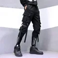 thumbnail image 5 of Pantalones cargo para hombre, pantalones de calle tipo lápiz, estilo harén, estilo hip hop, ajustados, de talla grande, estilo coreano, económicos, de estética regular, 5 of 5