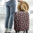 thumbnail image 2 of Black Red Rose Skull Pattern Luggage Cover Fashion Suitcase Cover Baggage Covers Fit 25-28 Inch Luggage (Go Travel), 2 of 5