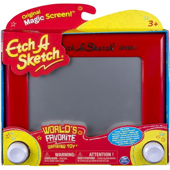 Grabado A Boceto Etch A Sketch Clasico Rojo