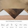 thumbnail image 6 of Impressionist Style Flannel Blanket for Bed,Travel and Camping, Abstract Hazy Brown Forest Tree Super Soft Cozy Blanket for All Seasons 32"x48", 6 of 7