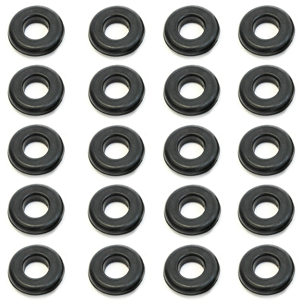 Red Hound Auto 20 Universal Rubber Grommet 2 Inch Outside, 7/8 Inch Inside Diameter, Fits 11/2