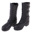 thumbnail image 2 of Botas a media pantorrilla a escala 1/6 Zapatos de tacón bajo para Phicen Kumik de 12 pulgadas para juguetes calientes Zulema Figuras de acción Botas Zapatos, 2 of 8