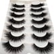 thumbnail image 4 of Pestañas postizas Pooplunch estilo ojo de gato, efecto wispy, de visón sintético, 7 pares, 4 of 7