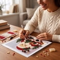 thumbnail image 4 of Christmas Diamond Art Painting Kit for Beginners, DIY Pearl Art Set with Frame 9 Classic Holiday Designs for Wall Decor Home Holiday Gift by OVFUIZ, 4 of 8
