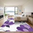 thumbnail image 3 of ODIKA 4'x6' Machine Washable Non-Slip Area Rug, Modern Purple High Traffic Rug, Purple, 1059044, 3 of 7