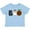 AE-Light Blue, variant on Boo Halloween Ghost and Plaid Pumpkin Boys or Girls Toddler T-Shirt
