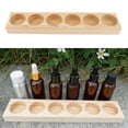 thumbnail image 4 of Abbracc Natural Wood Essential Oil Display Stand Rack Holds 6 Bottles 30ml Storage Organizer Tray Case for Aromatherapy Oils Displaying, 1.39inch, 4 of 9