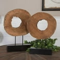 thumbnail image 3 of Uttermost Ashlea Coastal Mango Wood and Iron Sculptures in Black (Set of 2), 3 of 5