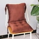 thumbnail image 5 of Sillón reclinable con cojín unido rectangular de poliéster con soporte lumbar para sofá de oficina con cojín de soporte lumbar Cojín de asiento de poliéster con soporte lumbar, 5 of 6