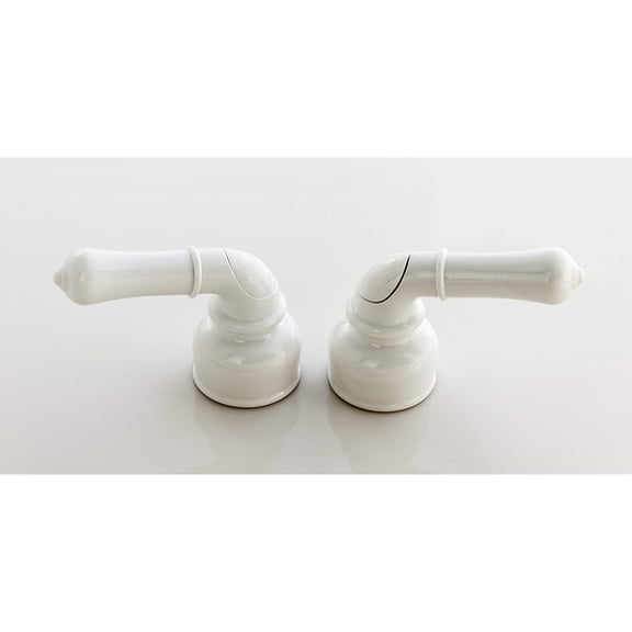Replacement RV Faucet Handles - Non-metallic teapot Hot and Cold Handle Pair
