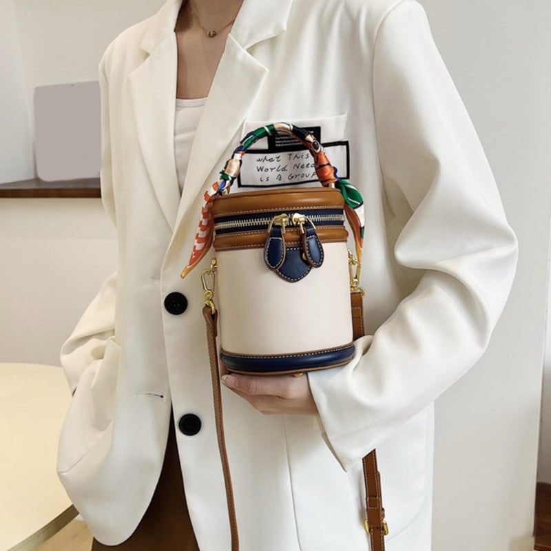 All-Matching Shoulder Crossbody Bag for Women Handbag Korean Styles Bucket Bag