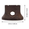 thumbnail image 2 of MasteelfCA 2Pcs Practical Professional Ebony Erhu Using Bridge Erhu Instrument Accessory, 2 of 7