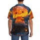 thumbnail image 3 of Fotbe Glowing Mushroom In Forest Camisa Estampada de Manga Corta para Hombre, Casual de Verano, Estilo Playero, Sin Arrugas-X-Large, 3 of 5