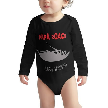 

Papa Baby onesie Roach Baby Boy Girl Long Sleeve Bodysuit Snap Closure 2 Years