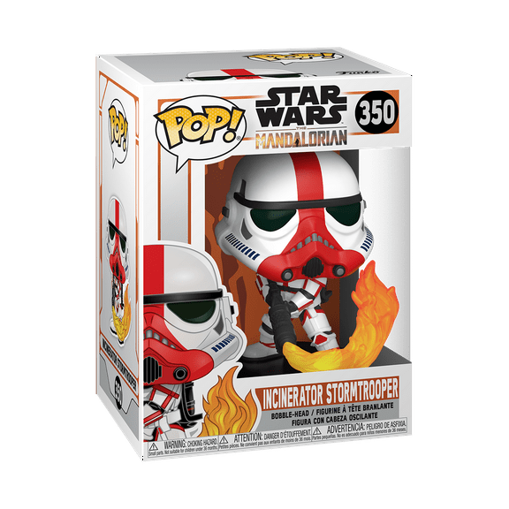 Funko POP Star Wars The Mandalorian Incinerator Stormtrooper Bobblehead
