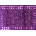 thumbnail image 1 of Ahgly Company Indoor Rectangle Persian Purple Traditional Area Rugs, 5' x 7', 1 of 4