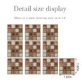 thumbnail image 2 of Lucoss 10 Pcs Self-adhesive Tile transfer for Home Decor, Peel and stick Tile Decal, Water-proof Backsplash Wall Tile Sticker for Kitchen Bathroom, 8x8inch, 2 of 9