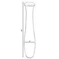 thumbnail image 4 of Brown Decorative Contemporary Mango Wood Curved Shaped Floor Vase, 30 Inch, 4 of 5