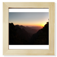 thumbnail image 1 of Montaña Atardecer Pantalla de escritorio de pared de fotograma cuadrado, 1 of 4