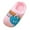 Pink, variant on WUANDIXFA Boys Girls Cozy House Slippers Warm Plush Winter Cotton Slipper Kids Cute Dinosaur Indoor Shoes Non-Slip (Green, 2)