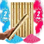 Gender reveal powder cannon,smoke bombs for gender reveal party 100% Biodegradable Tissue Safe Powder Smoke