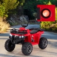 thumbnail image 2 of Costway Cuatrimoto eléctrica para niños de 6 V y 4 ruedas con arranque con un solo botón, neumáticos rojos, 2 of 4