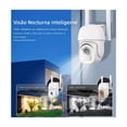 thumbnail image 3 of Cámara Seguridad Wifi Exterior Inalámbrica 1080p Vigilancia Blanco, 3 of 4