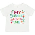 thumbnail image 3 of Inktastic My Grammie Loves Me Girl Grandchild Girls Toddler T-Shirt, 3 of 5