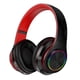thumbnail image 1 of Auriculares inalámbricos Macarena 7 colores Bluetooth 5.0 estéreo 8D Negro + rojo, 1 of 8