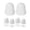 White Set, variant on CoudarTitie Toilet Bolt Covers Easy Installation Decorative Practical Elegant Decoration Set Black White Set