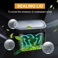 thumbnail image 4 of Hanging Car Trash Can Car Flip Top Trash Can Interior Trash Storage ABS Trash Can with Lid Trash Bin Can for Car Office Home, 4 of 10