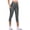 Grey, variant on Gkeoshab Yoga Pants Women Women's Quick-Dry Reflective Workout Pants Slim Fit 3/4 Length Tights for Low-Light Yoga & Jogging Army Green L