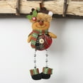 thumbnail image 5 of Año Nuevo 2021 Lindos muñecos navideños Papá Noel Muñeco de nieve Alce Noel Decoración del árbol de Navidad para el hogar Navidad 2020 Regalo para niños, 5 of 5