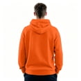 thumbnail image 4 of Urbanix Mens Sweatshirt Casual Relaxed Fit Long Sleeve Drawstring Hoodie Pullover Top Fall Winter Trendy Cozy Breathable Pure Color Top with Pockets Saffron XL, 4 of 8