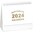 thumbnail image 1 of Desk Calendar 2023-2024, Calendar Covers 18 Months from Jul. 2023 - Dec. 2024, Twin-Wire Binding Calendar for Planning Organizing Daily Scheduler, 202, 1 of 4