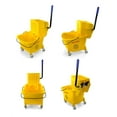 thumbnail image 2 of Mop Bucket 25 Quart | Side Press Wringer | 4 Wheels 2" | Yellow, 2 of 7