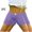Purple, variant on 2 Pack Girls Bike Cartwheel Shorts for Girls Toddler Under Dress Dance Short Kids Biker Shorts