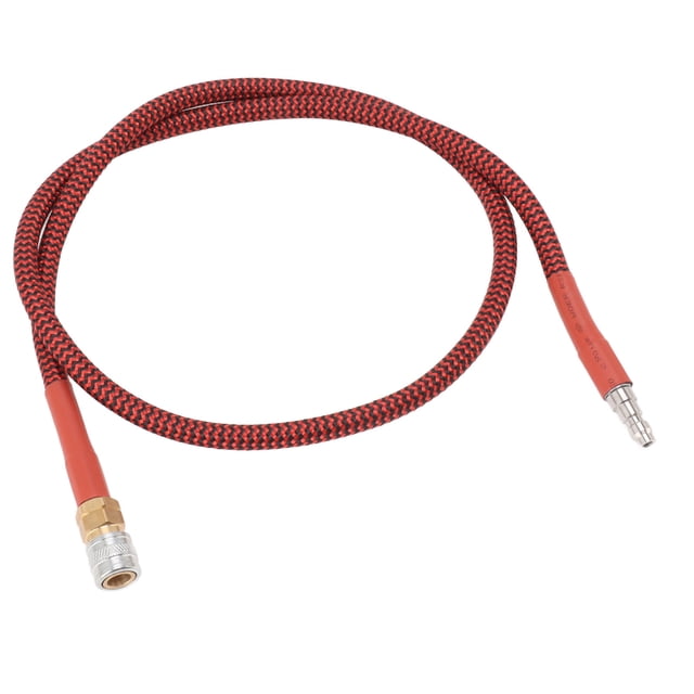 Tuyau Basse Pression, Installation Simple Tuyau CO2 8mm Interface Rapide Tuyau 36 Pouces Résistant à l'Usure Enveloppe Rouge et Noire pour Seau à Soda