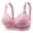 Pink, variant on Wdfiry Women's Push Up Wireless Bra Padded T Shirt Bras No Underwire Lift Up Add One Cup Bralette