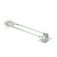 thumbnail image 3 of Aumotop Adjustable Stainless Steel RV Bathroom Corner Storage Rod, 2-Pack with Mounting Hardware, Silver ABS Material, Compact Design for Travel Trailers (23x6x2.6cm), 3 of 7