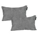 thumbnail image 1 of Cojin Riñonera Decorativa Rectangular Set de 2 Manhattan Gris Oscuro, 1 of 4