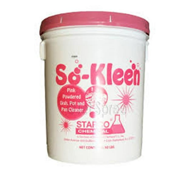 CPC ELB50 50 lbs Starco SoKleen Pink Powdered Dish Detergent Walmart