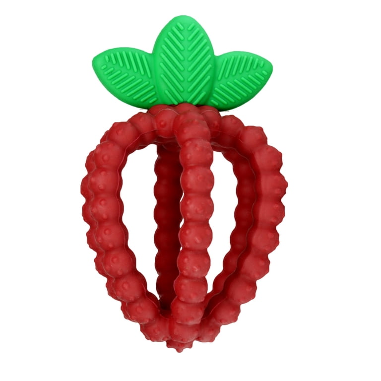 RaZbaby RaZberry Bites Silicone Teether, 6m+ photo 1